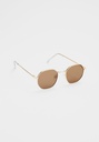 LENTES HEXAGONALES MARRON