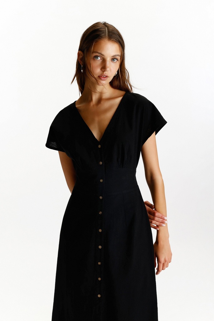 VESTIDO MIDI DENIM LIGERO