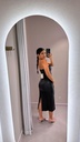VESTIDO MIDI EFECTO PIEL 