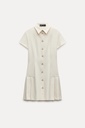 VESTIDO MINI CAMISERO