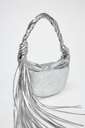 BOLSO FLECOS EFECTO METALIZADO