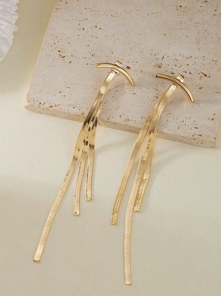 zarcillos de cadena