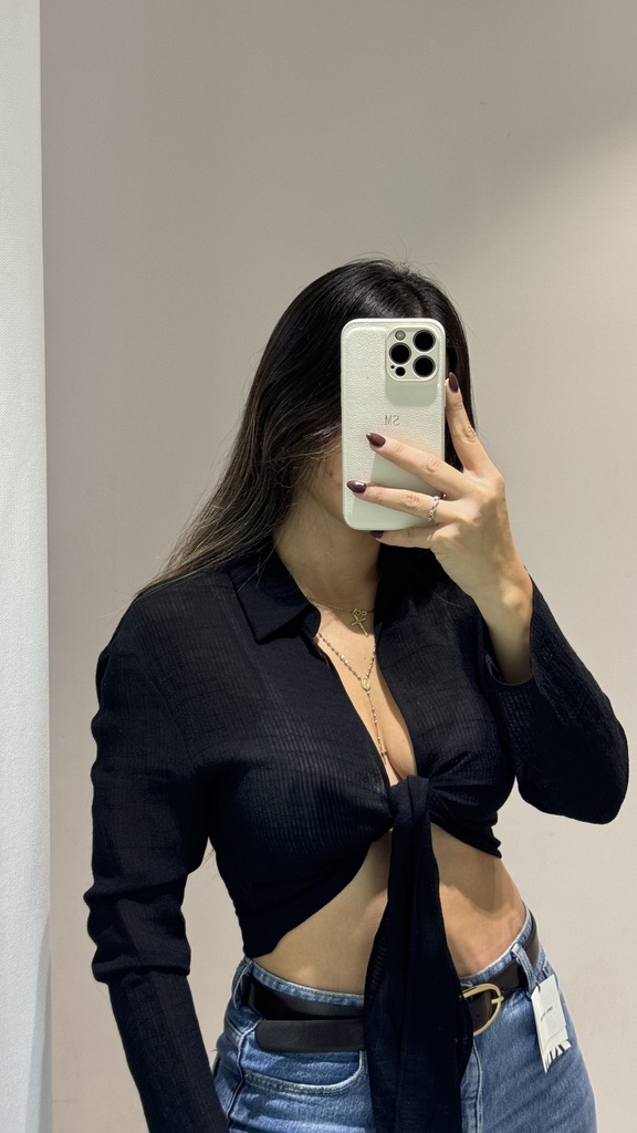 FRANELA CON NUDO EN HOMBRO