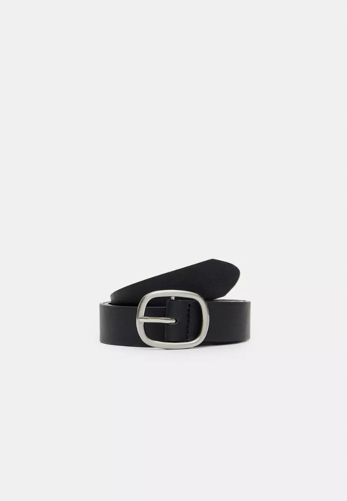 CINTURON NEGRO  HEBILLA  RECTANGULAR P