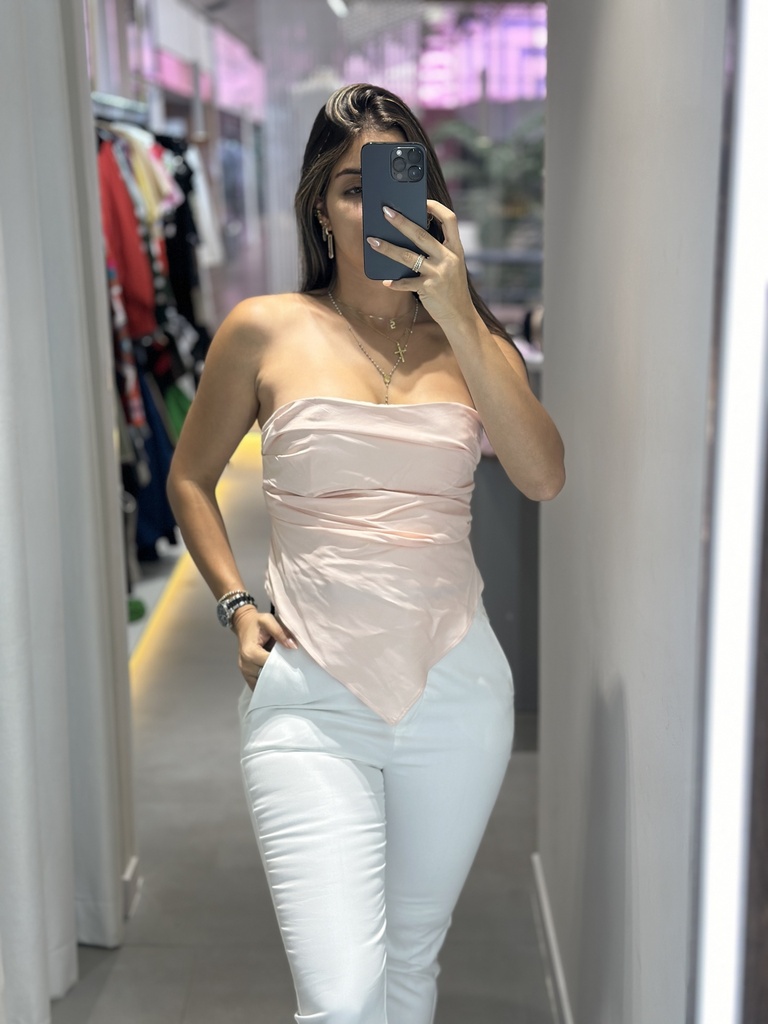 TOP PAÑUELO SATINADO PALABRA DE HONOR  (S)