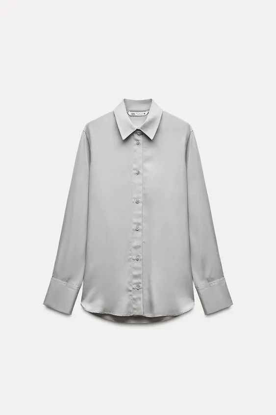 CAMISA FLUIDA GRIS 
