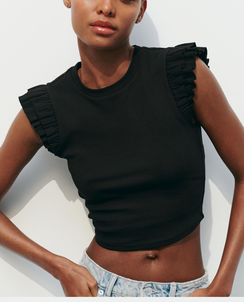  CAMISETA MANGA VOLANTES (S)