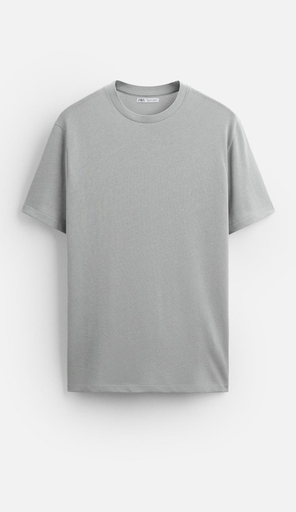 CAMISETA DE PUNTO CON ALGODON