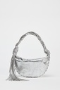 BOLSO FLECOS EFECTO METALIZADO
