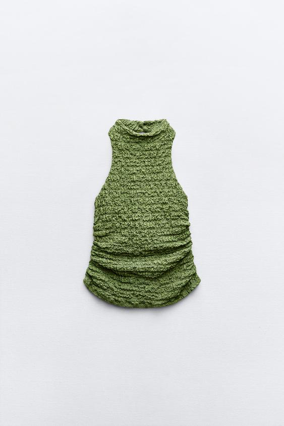 TOP HALTER TEXTURA