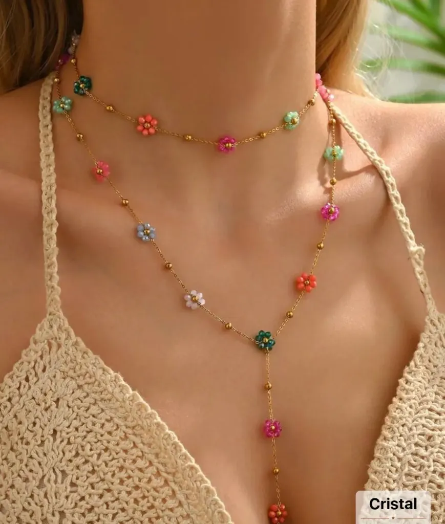 COLLAR MULTICOLOR FLOR