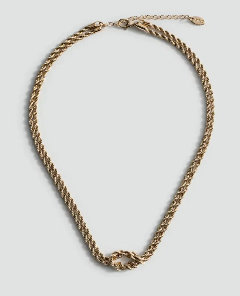 CADENA TRENZADA DORADO 