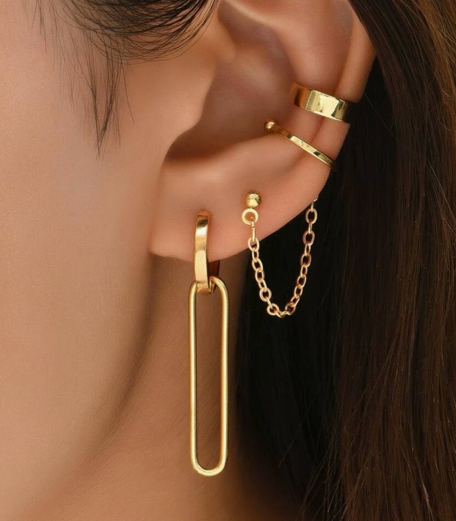 SET PENDIENTES / EAR CUFF