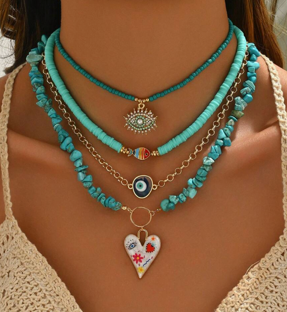 COLLAR TURQUESA P