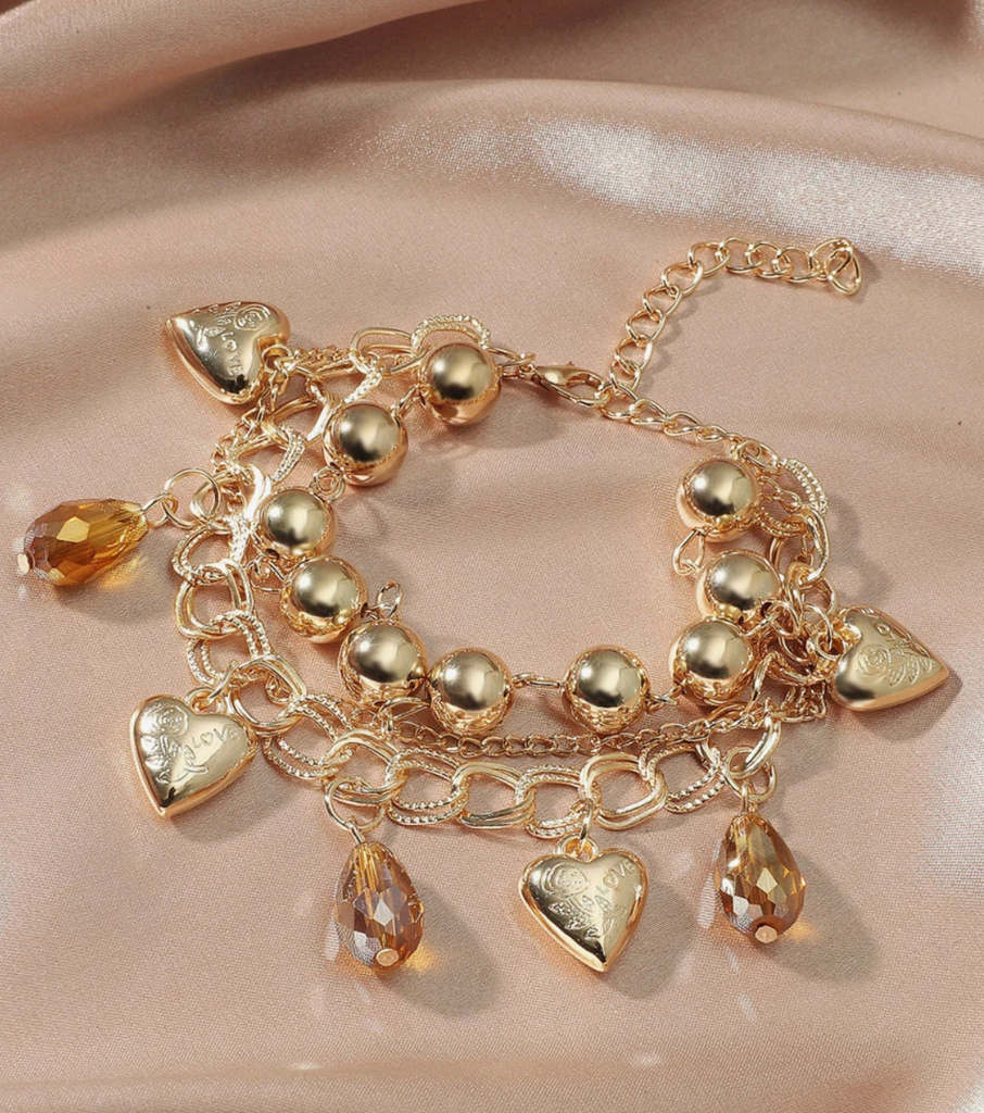 PULSERA DIJE DE CORAZON