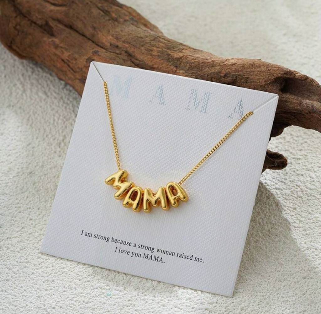 CADENA MAMA LETRA GRUESA