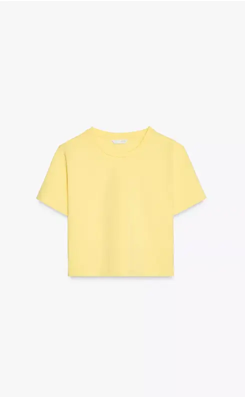 CAMISETA ELASTICA CROPPED  