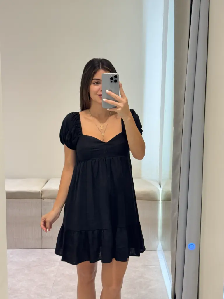 VESTIDO FRUNCE HOMBRERAS