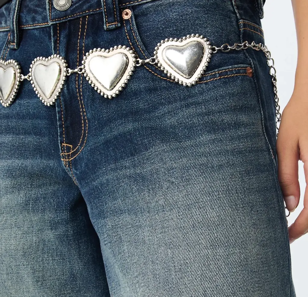 CINTURON METALICO CORAZON