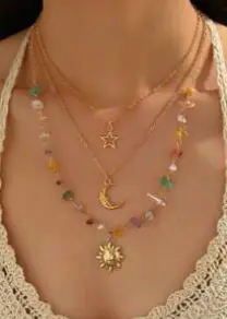COLLARES ESTRELLA LUNA COLORES