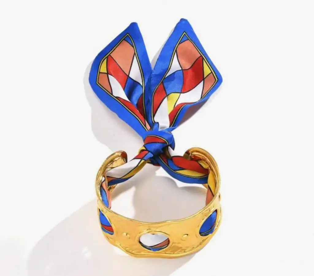 BRAZALETE BUFANDA ACERO AZUL OSCURO