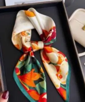 PANUELO NARANJA VERDE