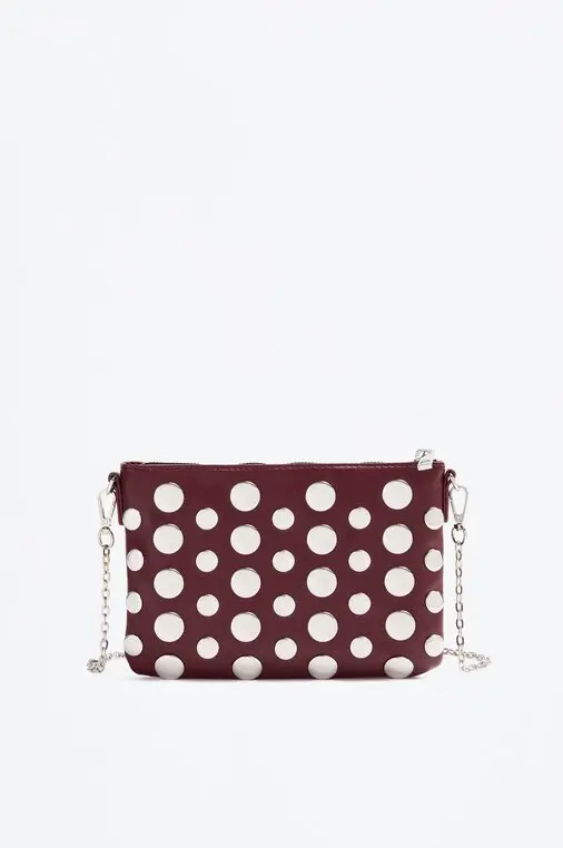 BOLSO BANDOLERA TACHAS