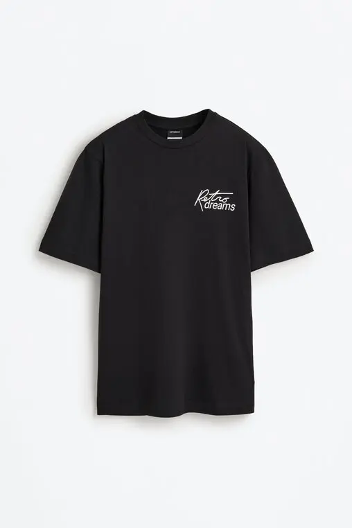 CAMISETA ESTAMPADA TEXTO (M)