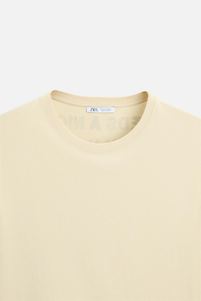 CAMISETA TEXTO ESTAMPADO