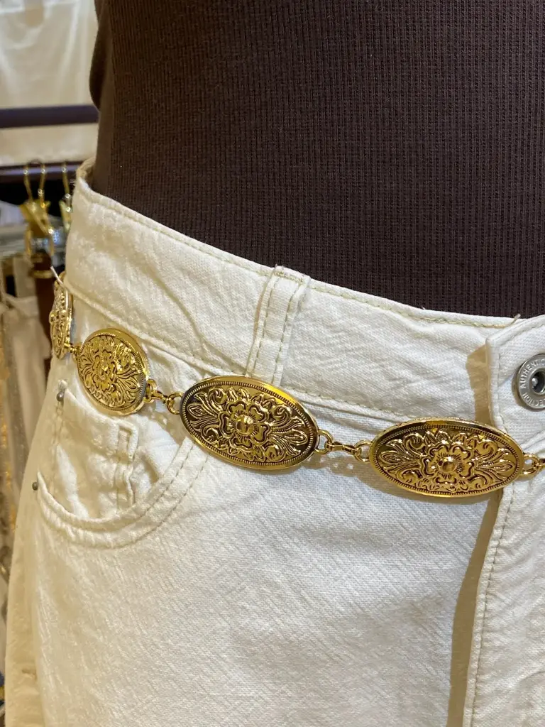 CINTURON METALICO OVALOS  