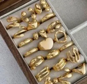 ANILLOS MAXI DORADOS