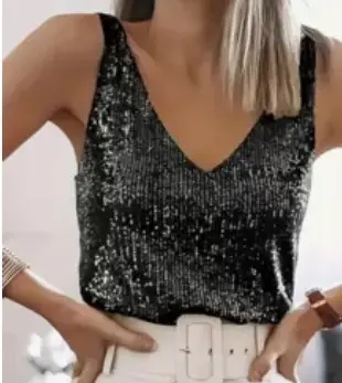 BLUSA DE LENTEJUELAS N