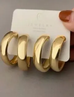 AROS DORADOS PLASTICO