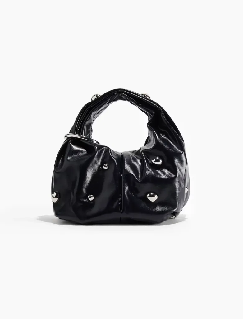 BOLSO CON BORLAS