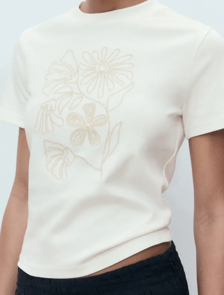 CAMISETA BORDADO