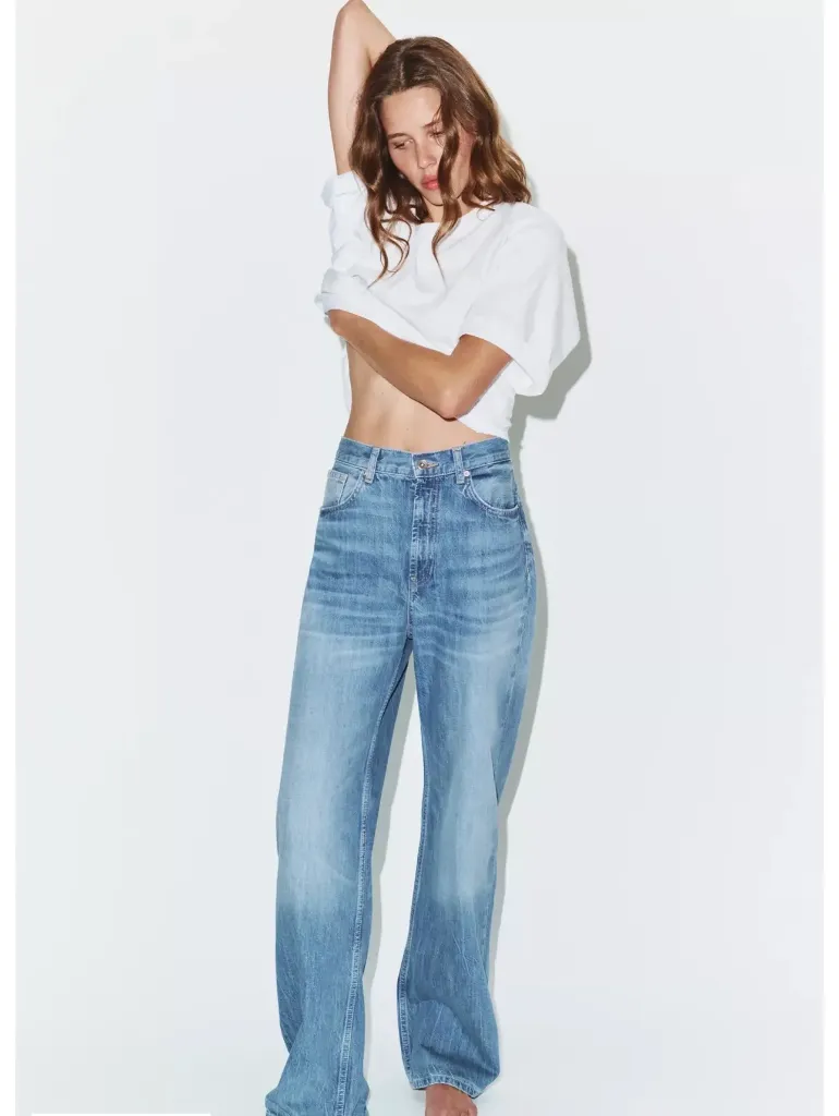 JEANS TRF RECTO TIRO ALTO #024 (36)