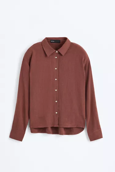 CAMISA RUSTICA MARRON (S)