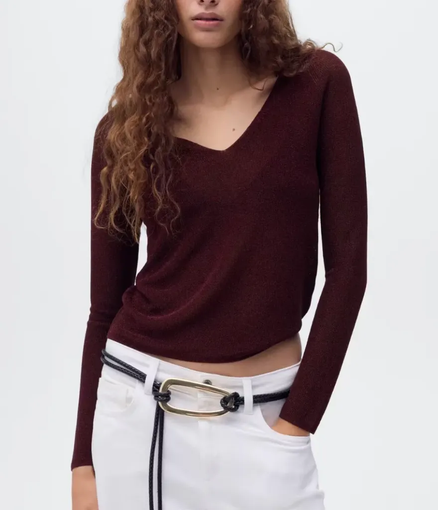 JERSEY CUELLO EN V (S)