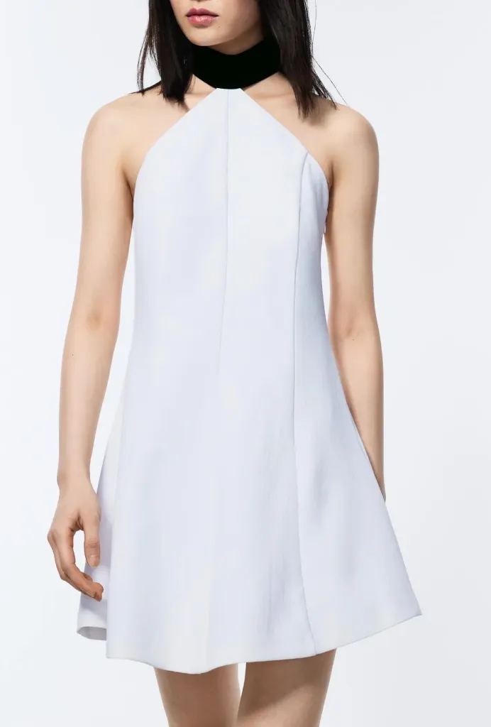 VESTIDO CORTO CUELLO HALTER