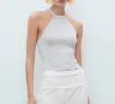 TOP HALTER LUREX