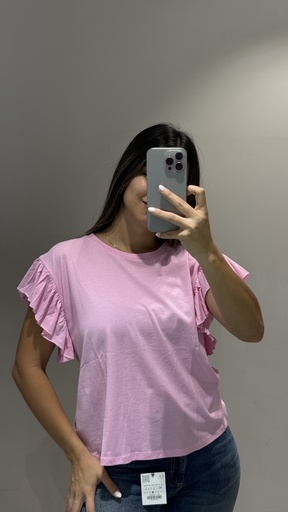 CAMISETA CON VOLANTES