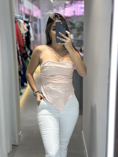 TOP PAÑUELO SATINADO PALABRA DE HONOR 