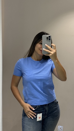 CAMISETA DE ALGODÓN BOLSILLO 