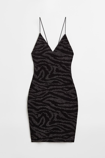 VESTIDO DE TIRAS GAMUSADO 