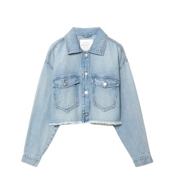 CAZADORA DENIM CROP