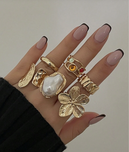 ANILLOS VINTAGE DORADO