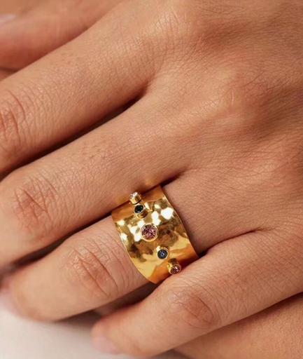 ANILLO BAÑO ORO 18K