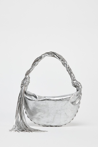 BOLSO FLECOS EFECTO METALIZADO