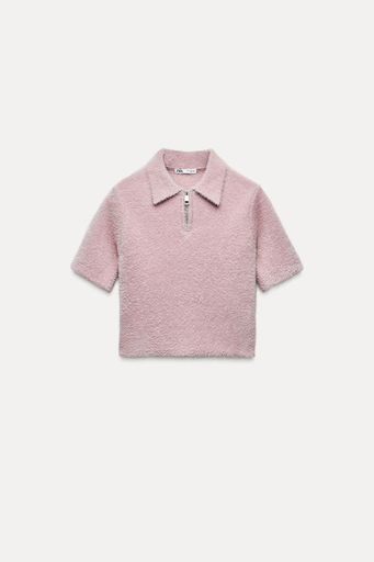 TOP POLO EFECTO PELO