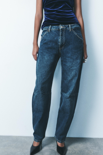JEANS TRF BALLOON TIRO MEDIO